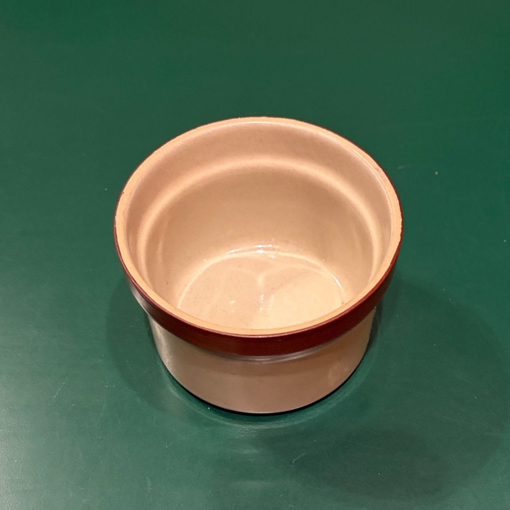 Denby Stoneware England Cream and Brown Crock